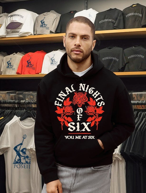 You Me At Six Final Nights Of Six Tour Tiger Rose Unisex