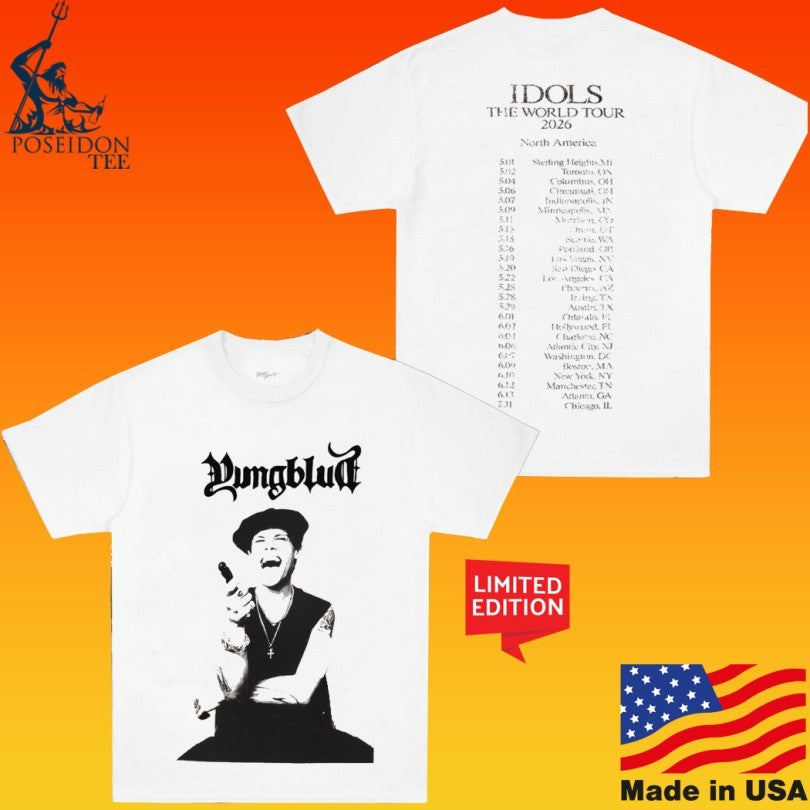 Yungblud Laughing Idols The World Tour 2026 Unisex