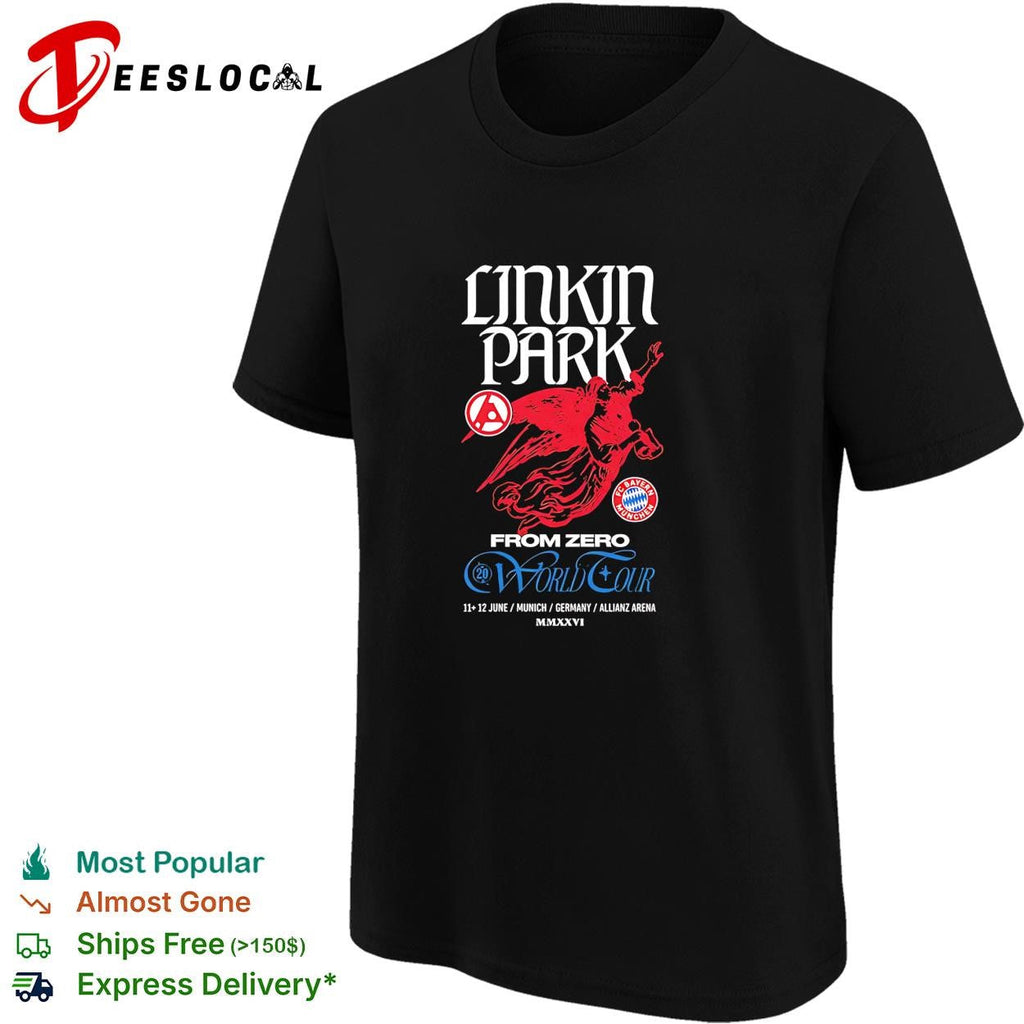 Linkin Park From Zero world tour Munich Germany 2026 horse rider poster shirt Unisex