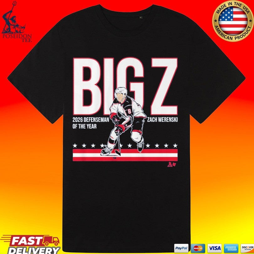 Zach Werenski Big Z 2026 Defenseman Of The Year Unisex